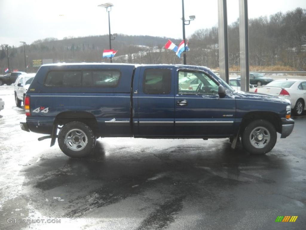 1999 Silverado 1500 Extended Cab 4x4 - Indigo Blue Metallic / Graphite photo #3