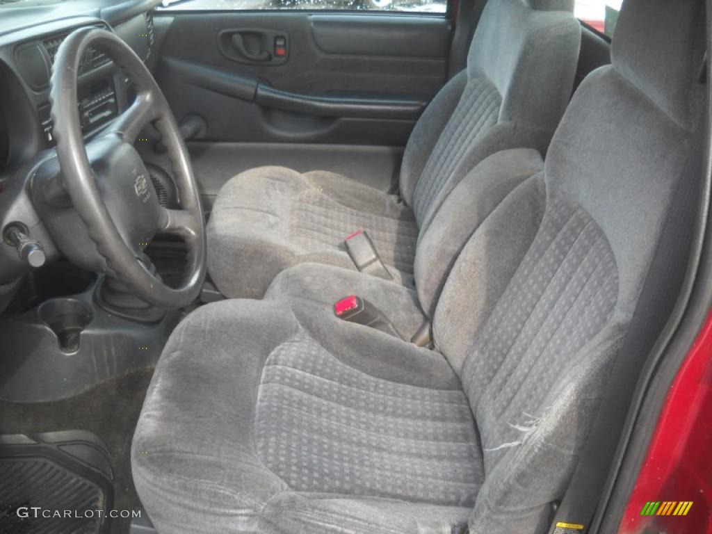 Graphite Interior 1999 Chevrolet S10 Regular Cab Photo #42636160