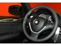 2011 BMW X6 Black Interior Steering Wheel Photo