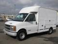 Summit White - Express Cutaway 3500 Commercial Van Photo No. 3
