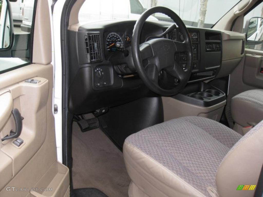 Neutral Interior 2007 Chevrolet Express LS 3500 Extended Passenger Van Photo #42637868