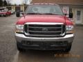 Red - F350 Super Duty XLT SuperCab 4x4 Chassis Photo No. 4