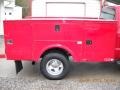 Red - F350 Super Duty XLT SuperCab 4x4 Chassis Photo No. 9