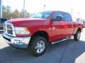 2011 Flame Red Dodge Ram 2500 HD Big Horn Crew Cab 4x4  photo #3