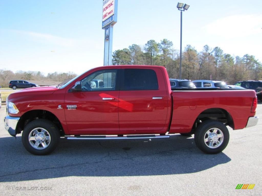 Flame Red 2011 Dodge Ram 2500 HD Big Horn Crew Cab 4x4 Exterior Photo #42640460