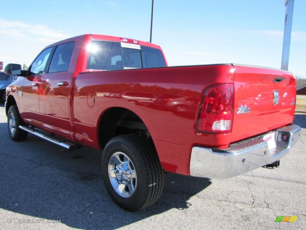 Flame Red 2011 Dodge Ram 2500 HD Big Horn Crew Cab 4x4 Exterior Photo #42640472