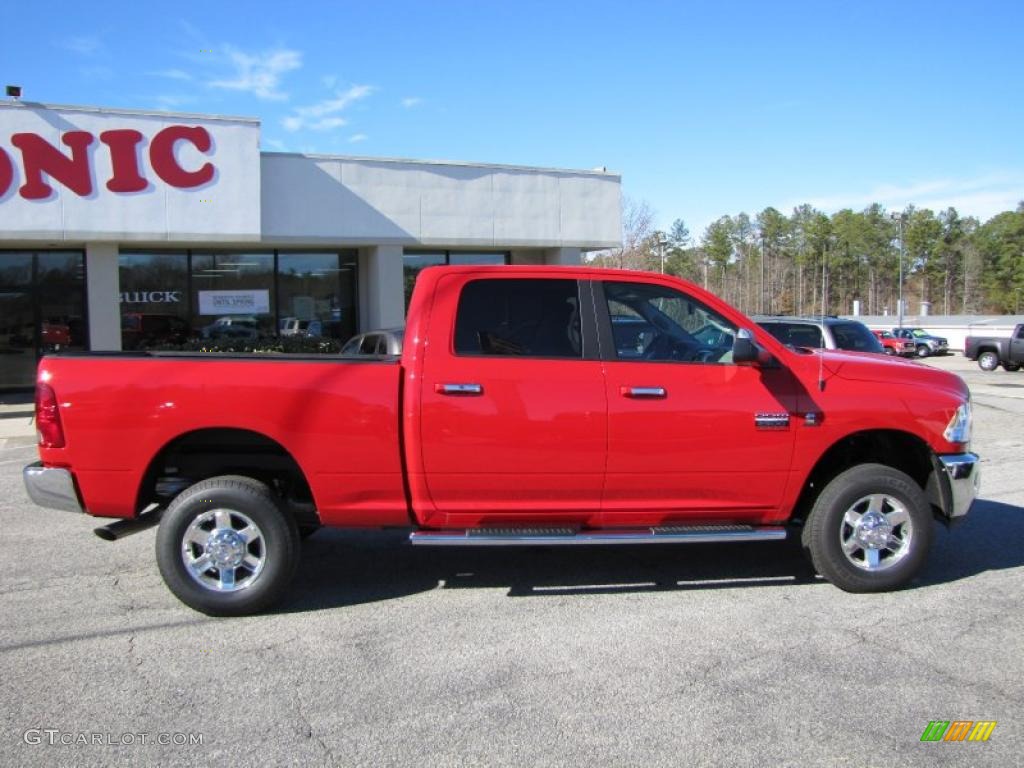 Flame Red 2011 Dodge Ram 2500 HD Big Horn Crew Cab 4x4 Exterior Photo #42640524