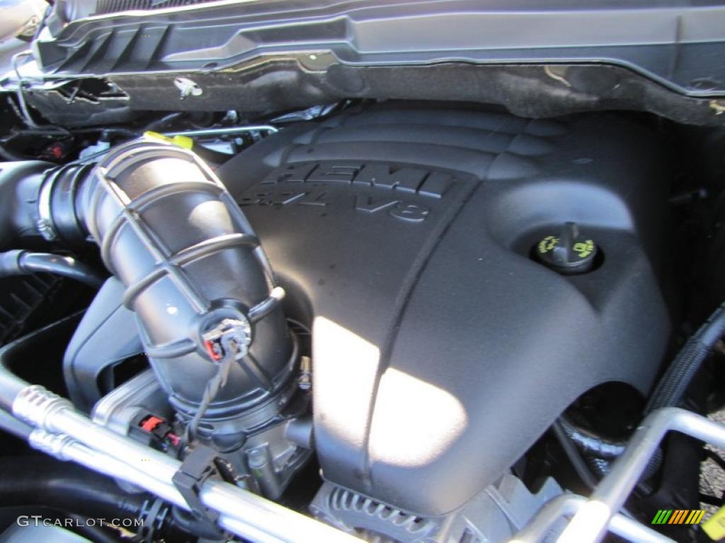 2011 Dodge Ram 1500 Laramie Crew Cab 4x4 5.7 Liter HEMI OHV 16-Valve VVT MDS V8 Engine Photo #42640972