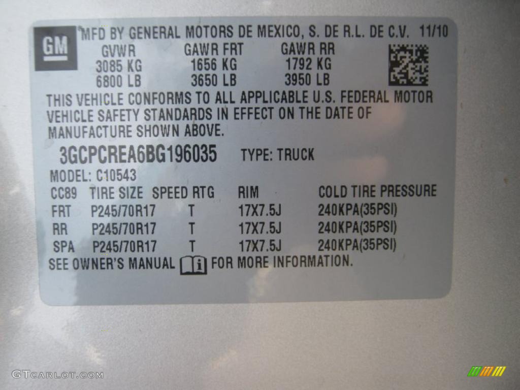 2011 Silverado 1500 LS Crew Cab - Sheer Silver Metallic / Dark Titanium photo #25
