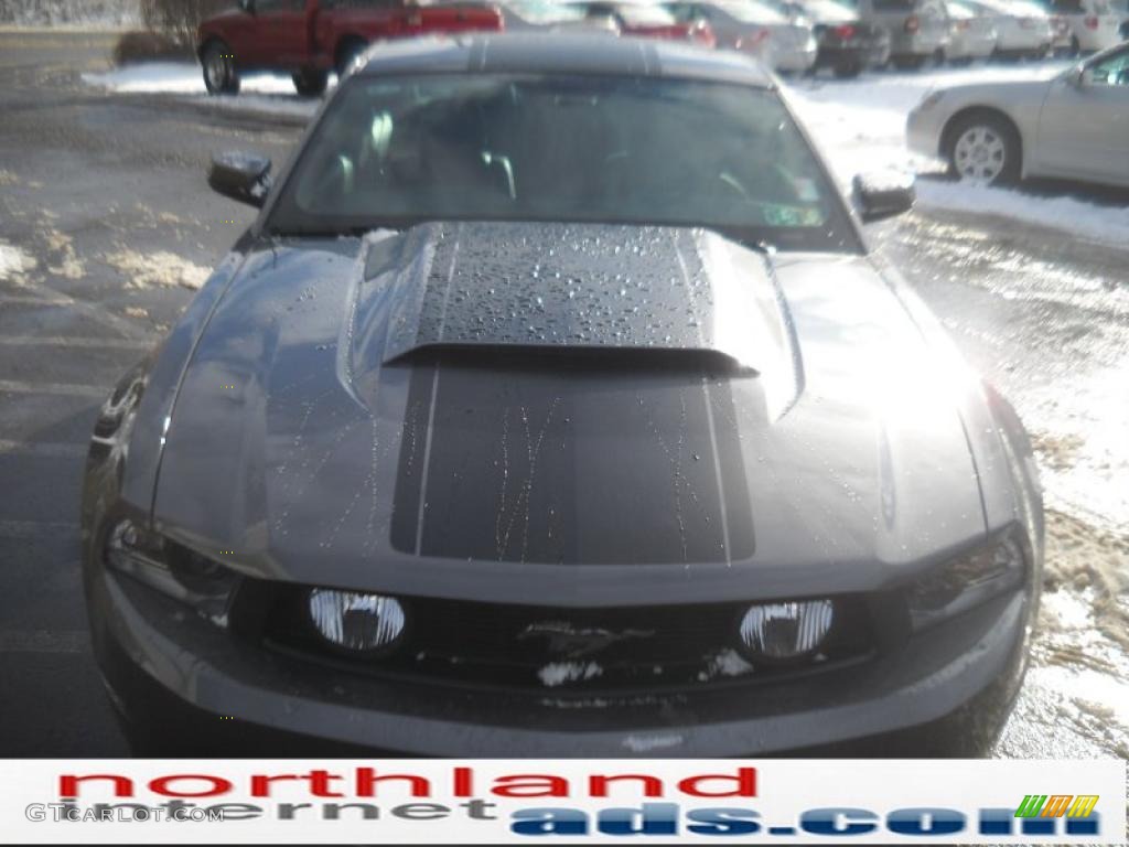 2011 Mustang GT Premium Coupe - Sterling Gray Metallic / Charcoal Black photo #3