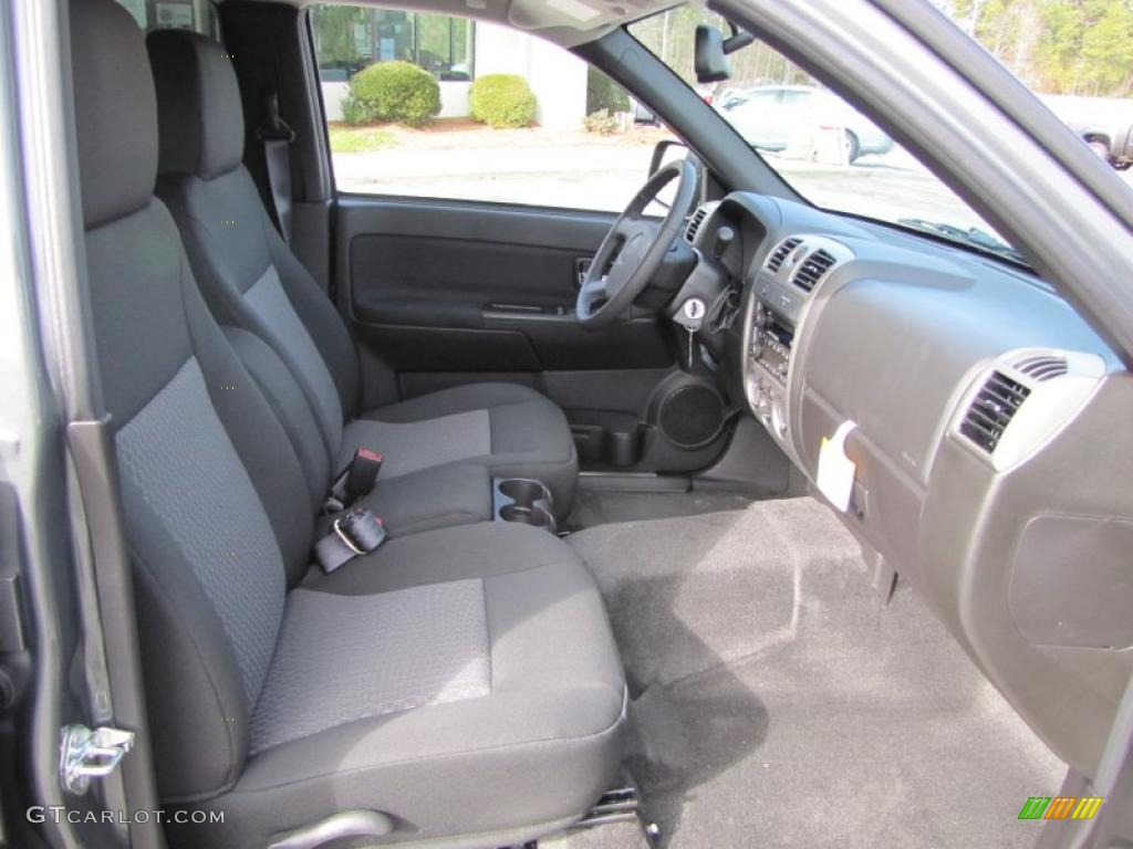 Ebony Interior 2011 GMC Canyon SLE Crew Cab Photo #42642432