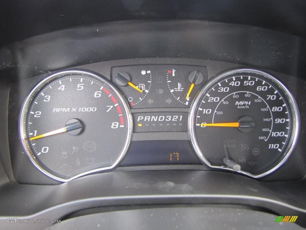 2011 GMC Canyon SLE Crew Cab Gauges Photo #42642484