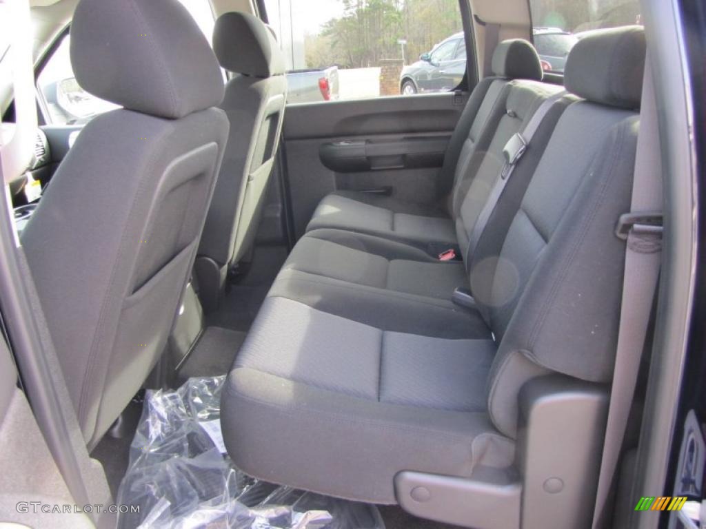 2011 Sierra 1500 SLE Crew Cab - Midnight Blue Metallic / Ebony photo #11