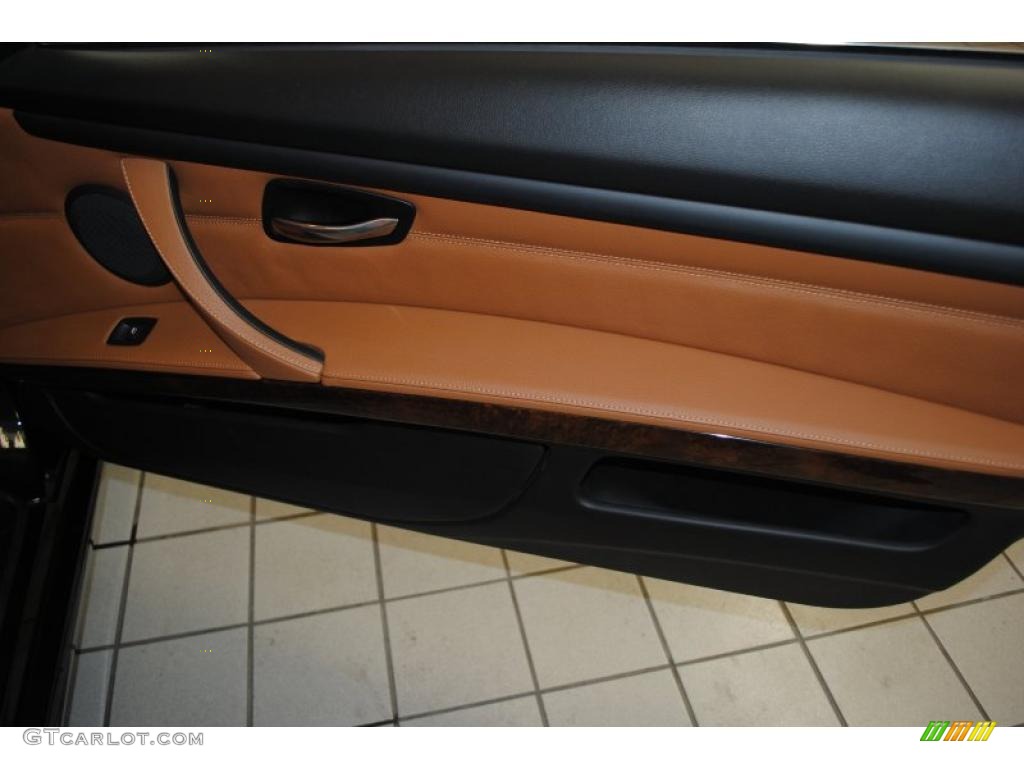 2008 3 Series 335i Convertible - Black Sapphire Metallic / Saddle Brown/Black photo #18