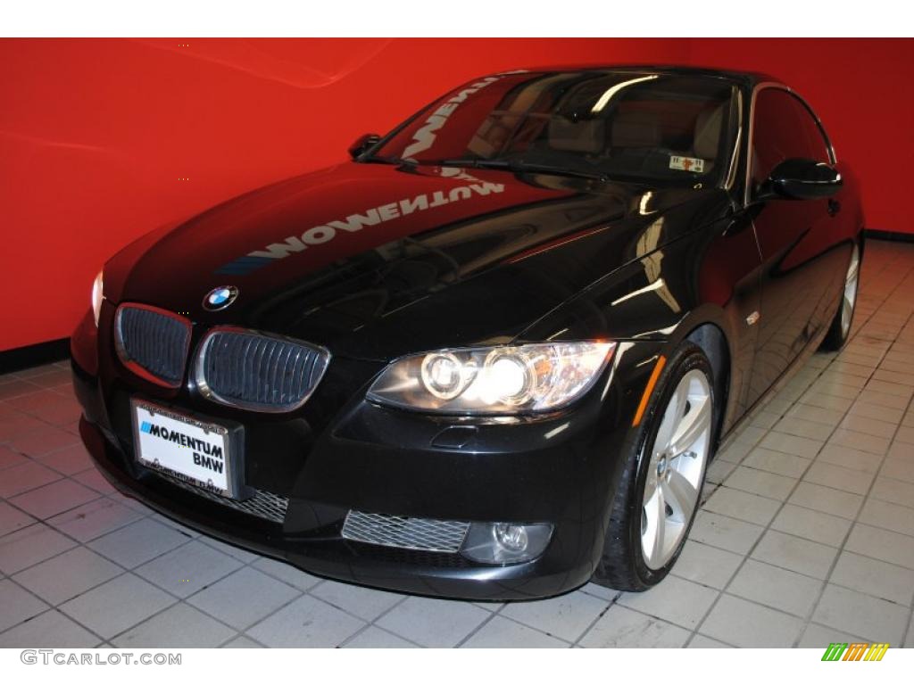 2008 3 Series 335i Convertible - Black Sapphire Metallic / Saddle Brown/Black photo #22