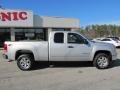 Pure Silver Metallic - Sierra 1500 SLE Extended Cab 4x4 Photo No. 8