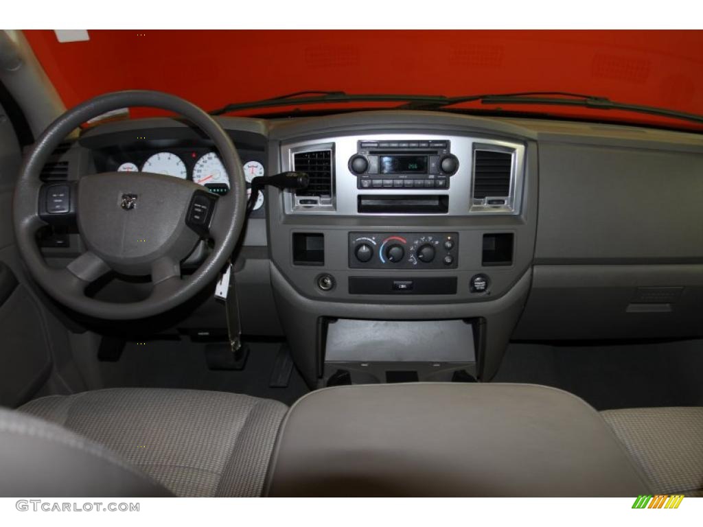 2008 Ram 1500 Lone Star Edition Quad Cab - Inferno Red Crystal Pearl / Medium Slate Gray photo #5