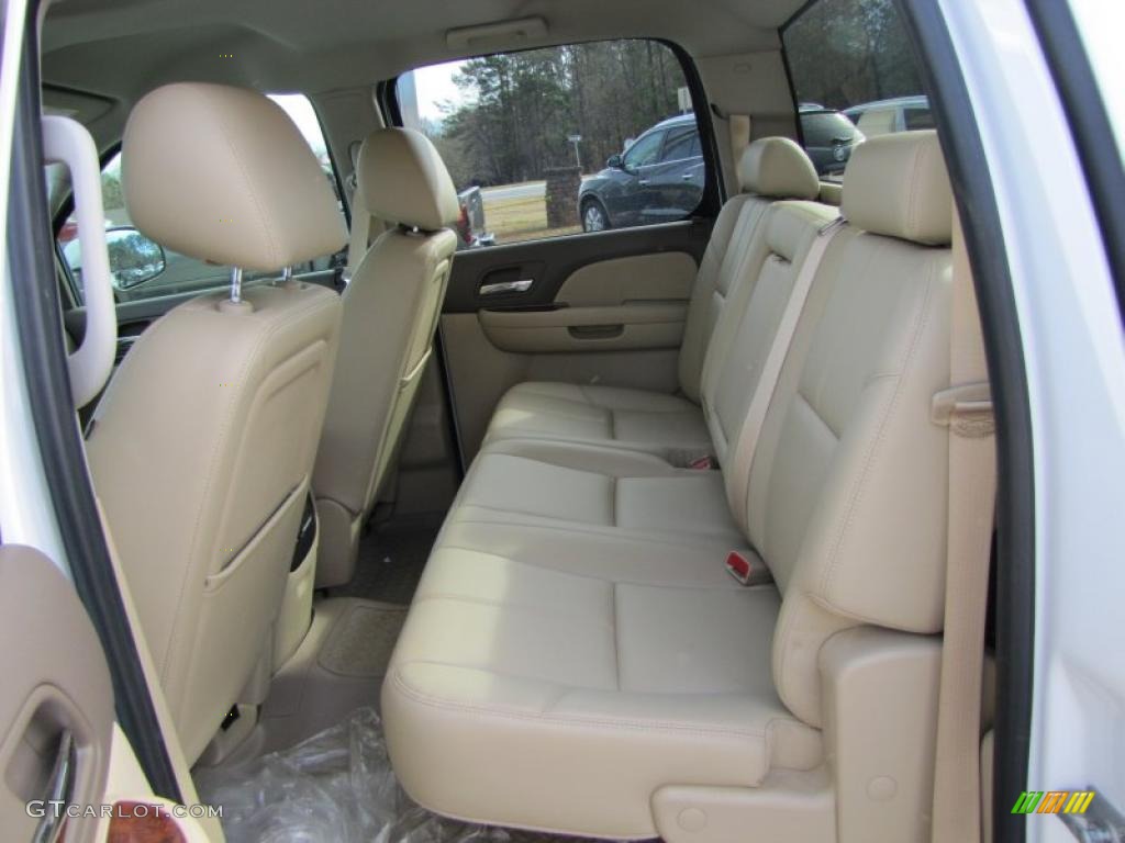 Cocoa/Light Cashmere Interior 2010 GMC Sierra 1500 SLT Crew Cab 4x4 Photo #42643440