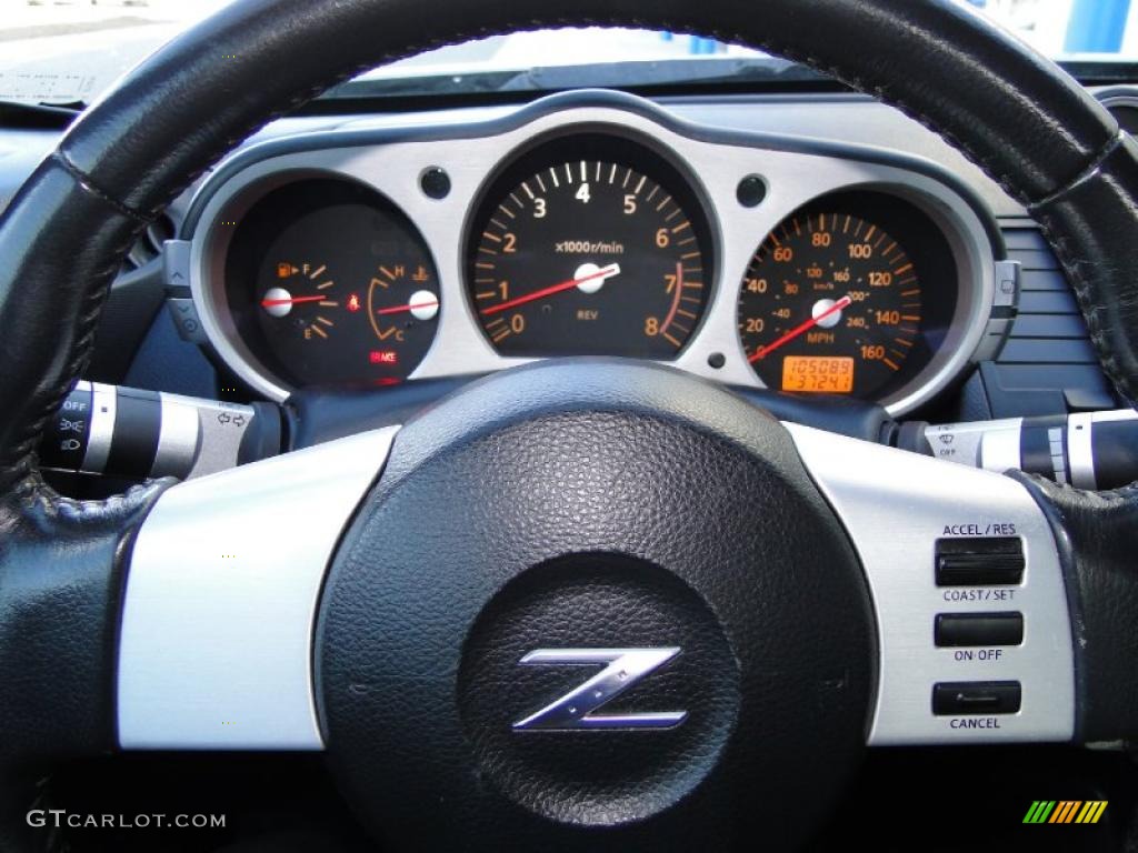 2005 350Z Touring Roadster - Silverstone Metallic / Charcoal photo #19