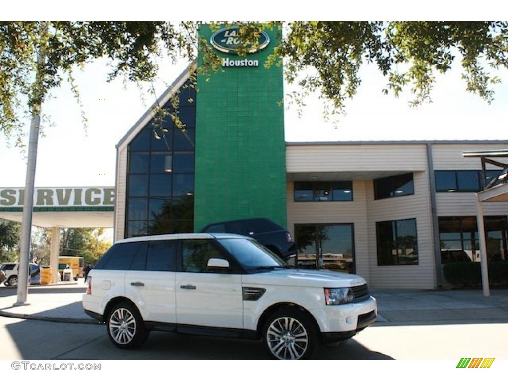 2011 Range Rover Sport HSE LUX - Alaska White / Almond/Nutmeg photo #1