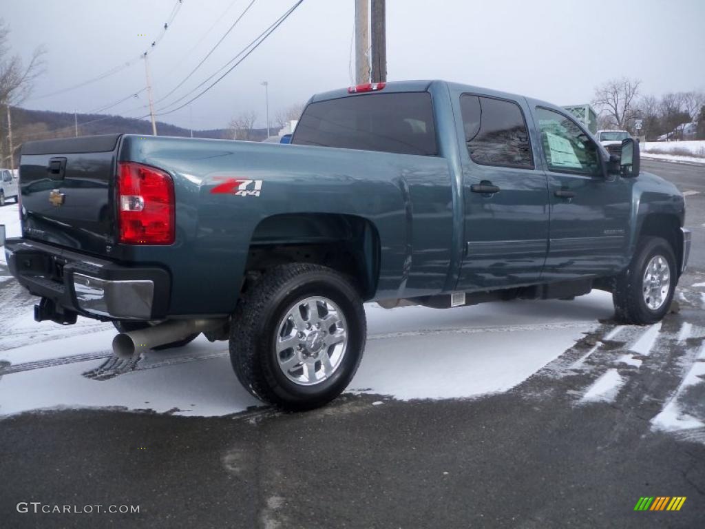 Blue Granite Metallic 2011 Chevrolet Silverado 2500HD LT Crew Cab 4x4 Exterior Photo #42644612