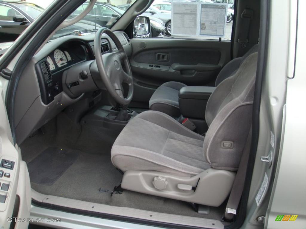 Charcoal Interior 2003 Toyota Tacoma V6 TRD Double Cab 4x4 Photo #42646208