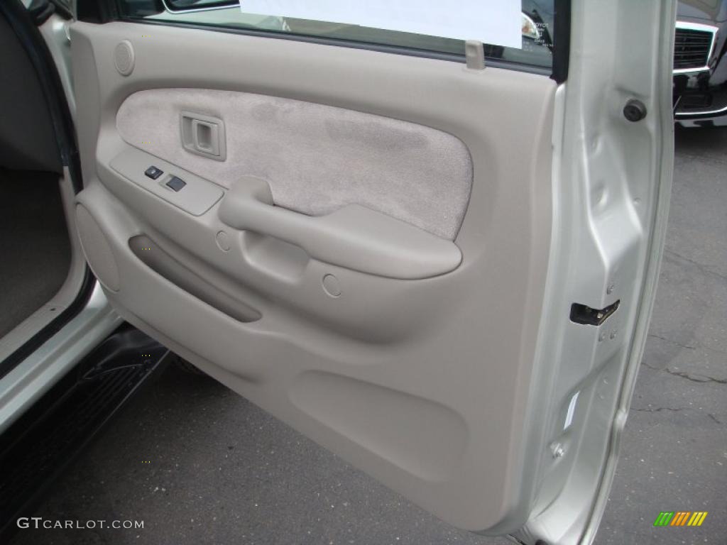 2003 Toyota Tacoma V6 TRD Double Cab 4x4 Charcoal Door Panel Photo #42646404
