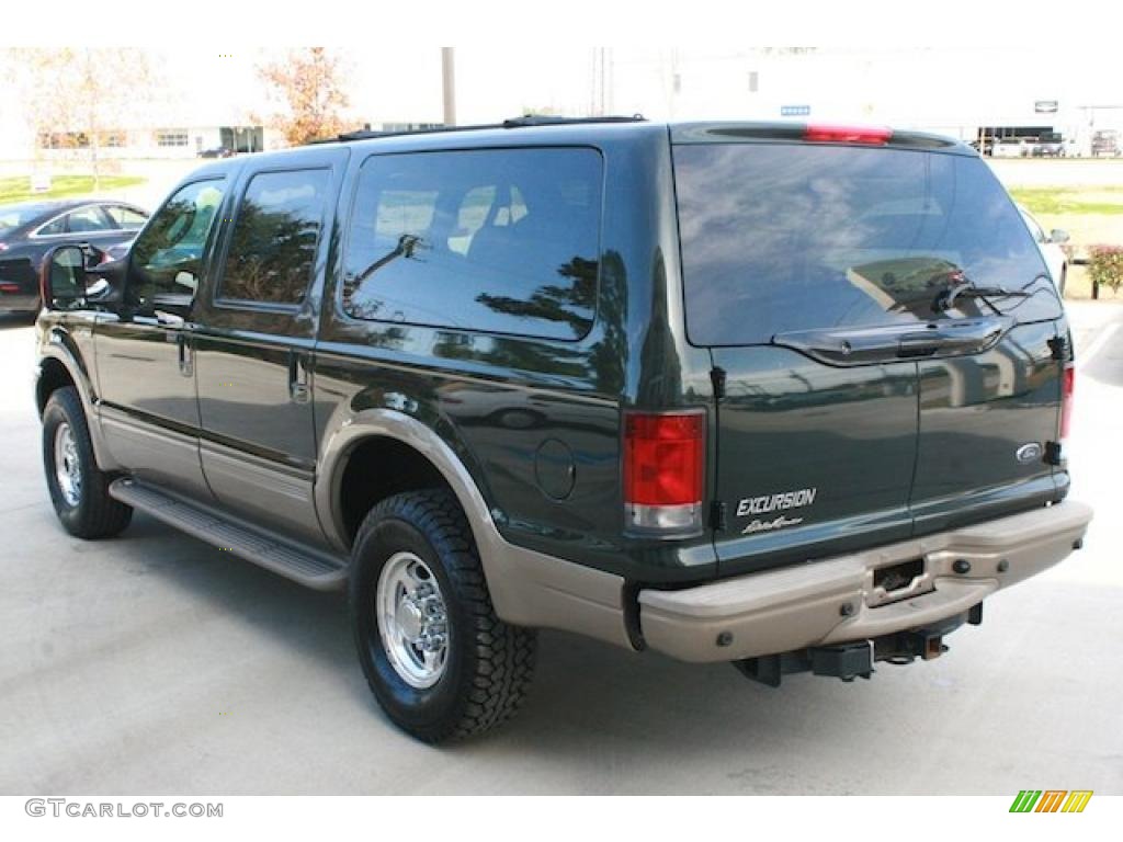 Aspen Green Metallic 2003 Ford Excursion Eddie Bauer 4x4 Exterior Photo #42646976