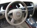 Cardamom Beige 2011 Audi A4 2.0T quattro Avant Steering Wheel