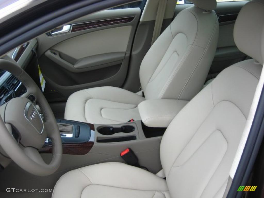 Cardamom Beige Interior 2011 Audi A4 2.0T quattro Avant Photo #42647592