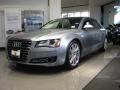 Quartz Grey Metallic - A8 L 4.2 FSI quattro Photo No. 1