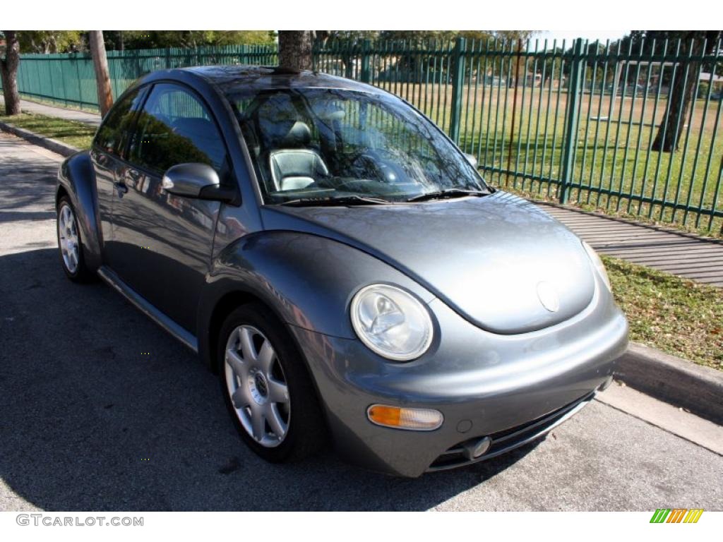 Platinum Grey Metallic 2003 Volkswagen New Beetle GLX 1.8T Coupe Exterior Photo #42647816