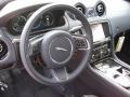 Navy Blue/Ivory 2011 Jaguar XJ XJ Steering Wheel