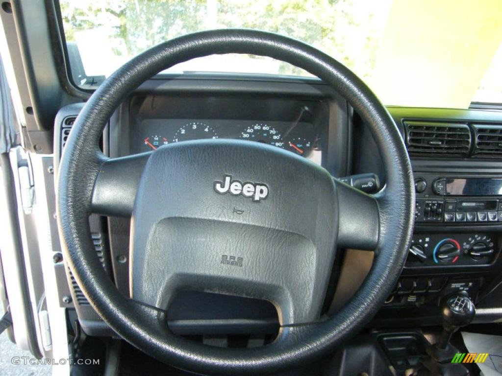 2004 Jeep Wrangler SE 4x4 Steering Wheel Photos