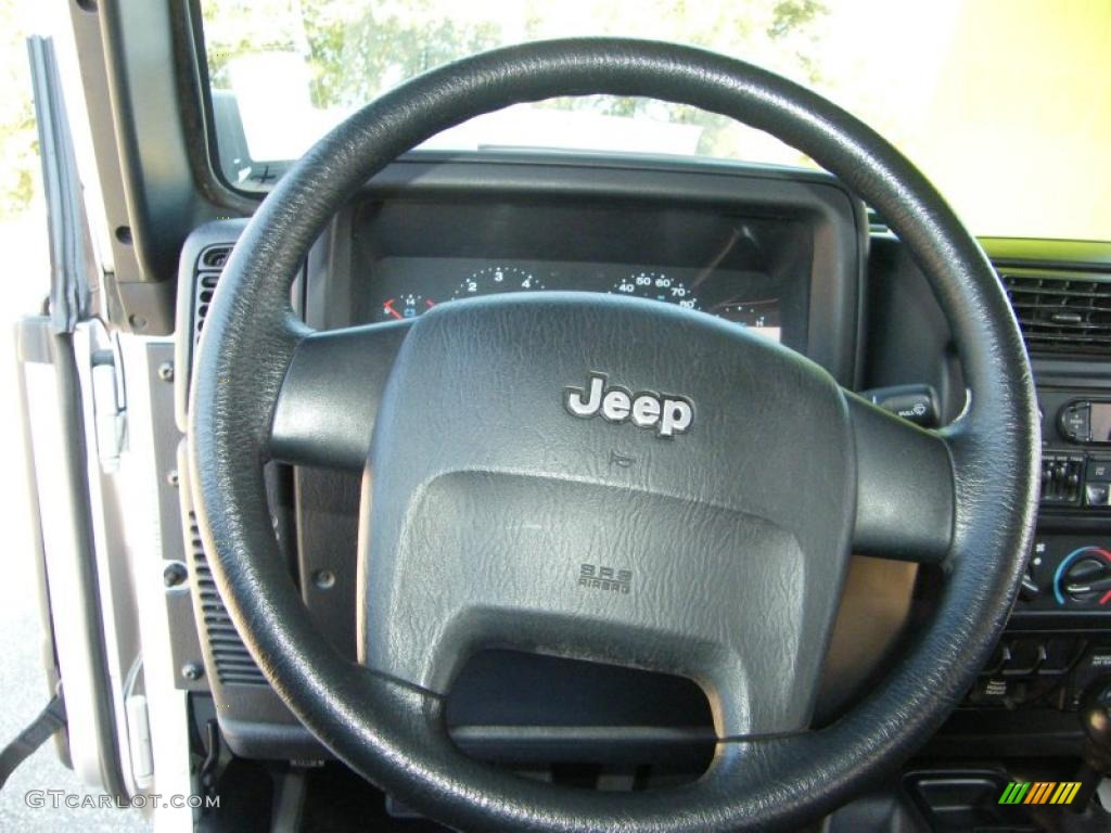 2004 Wrangler SE 4x4 - Bright Silver Metallic / Dark Slate Gray photo #18