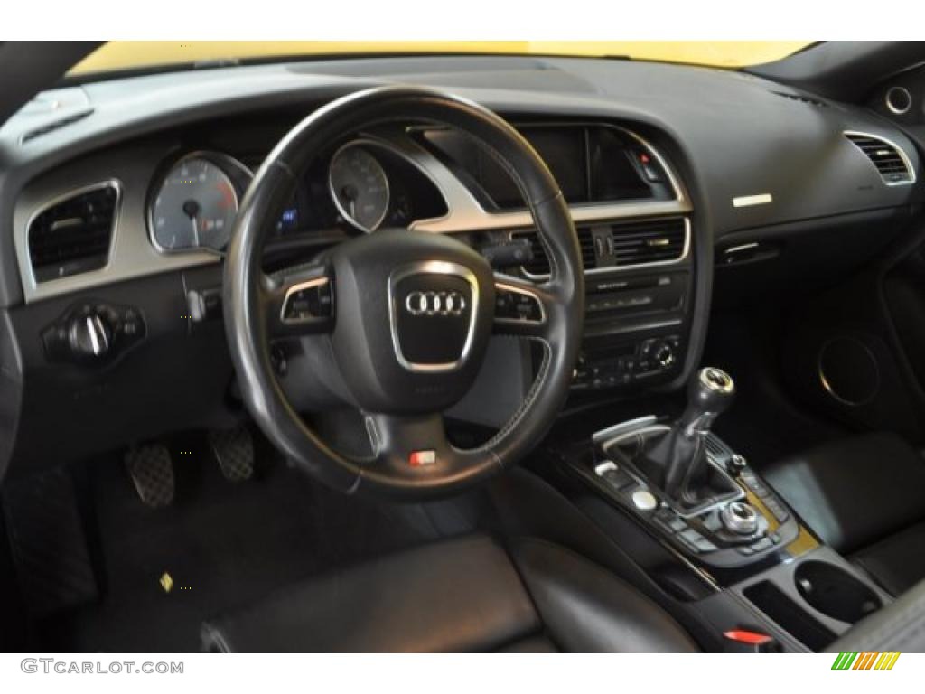 Black Interior 2008 Audi S5 4.2 quattro Photo #42649080