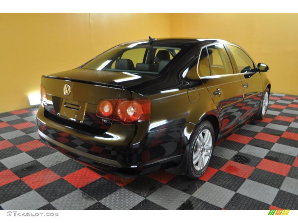 2009 Jetta TDI Sedan - Black Uni / Anthracite photo #4