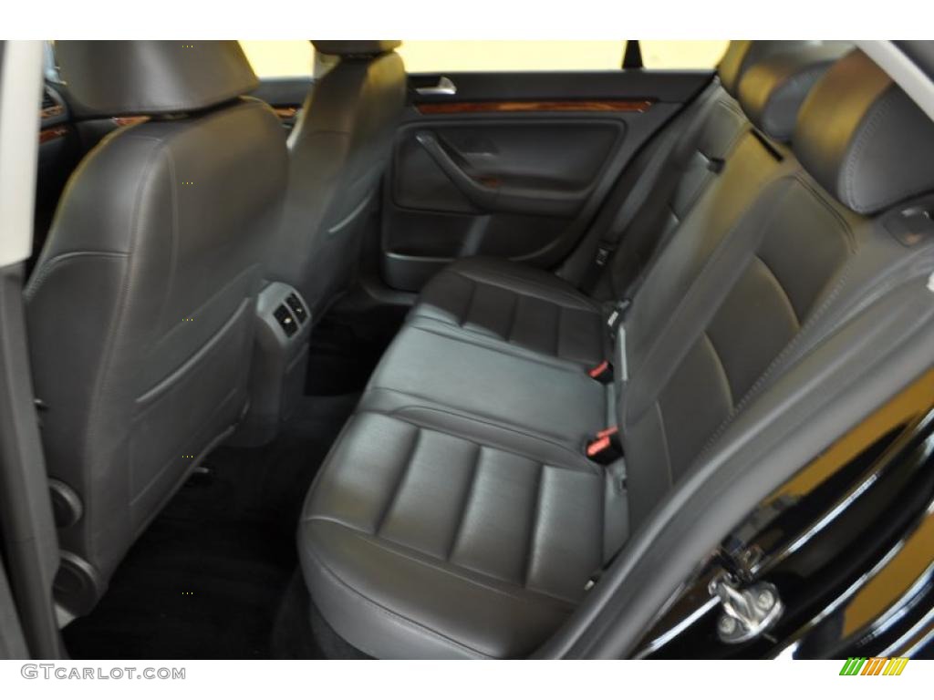 2009 Jetta TDI Sedan - Black Uni / Anthracite photo #12
