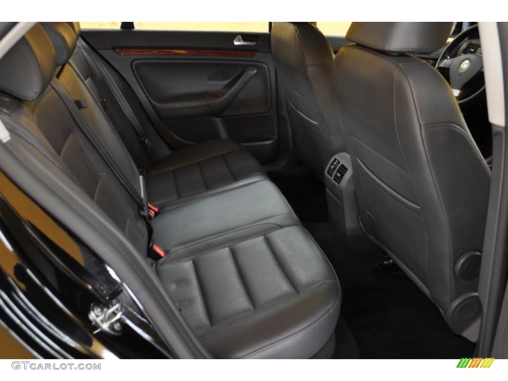 2009 Jetta TDI Sedan - Black Uni / Anthracite photo #14