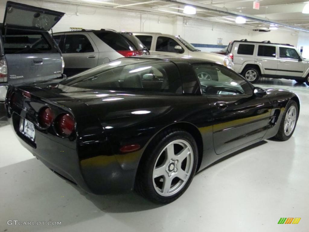 1999 Corvette Coupe - Black / Light Gray photo #7