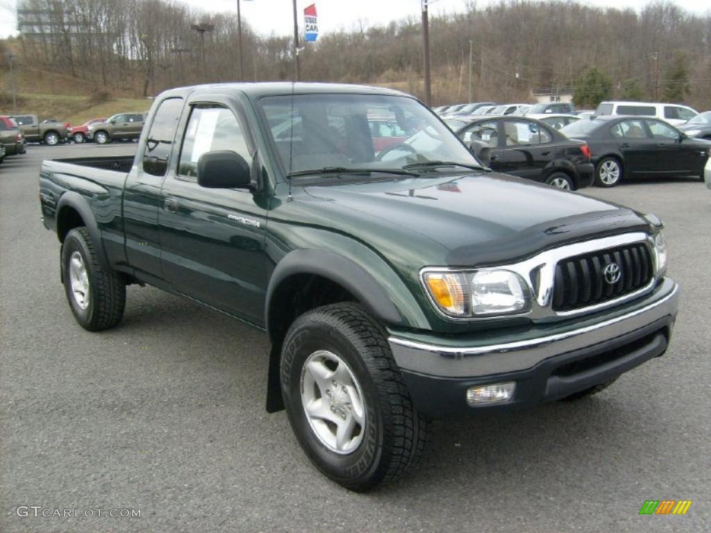 2003 Tacoma V6 TRD Xtracab 4x4 - Imperial Jade Green Mica / Oak photo #1