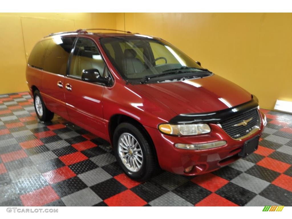 1999 Town & Country Limited - Candy Apple Red Metallic / Mist Gray photo #1