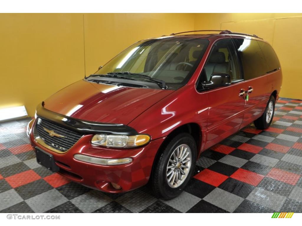 1999 Town & Country Limited - Candy Apple Red Metallic / Mist Gray photo #2
