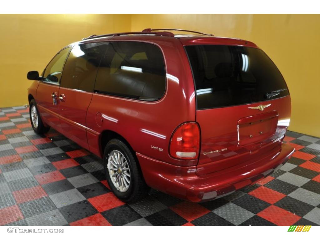 1999 Town & Country Limited - Candy Apple Red Metallic / Mist Gray photo #3