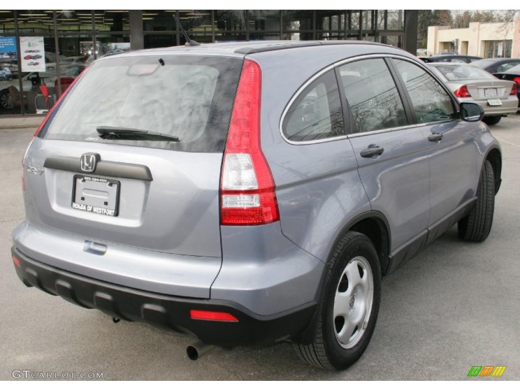 2008 CR-V LX 4WD - Glacier Blue Metallic / Gray photo #6