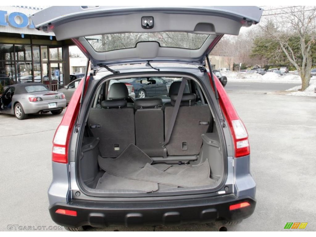 2008 CR-V LX 4WD - Glacier Blue Metallic / Gray photo #8