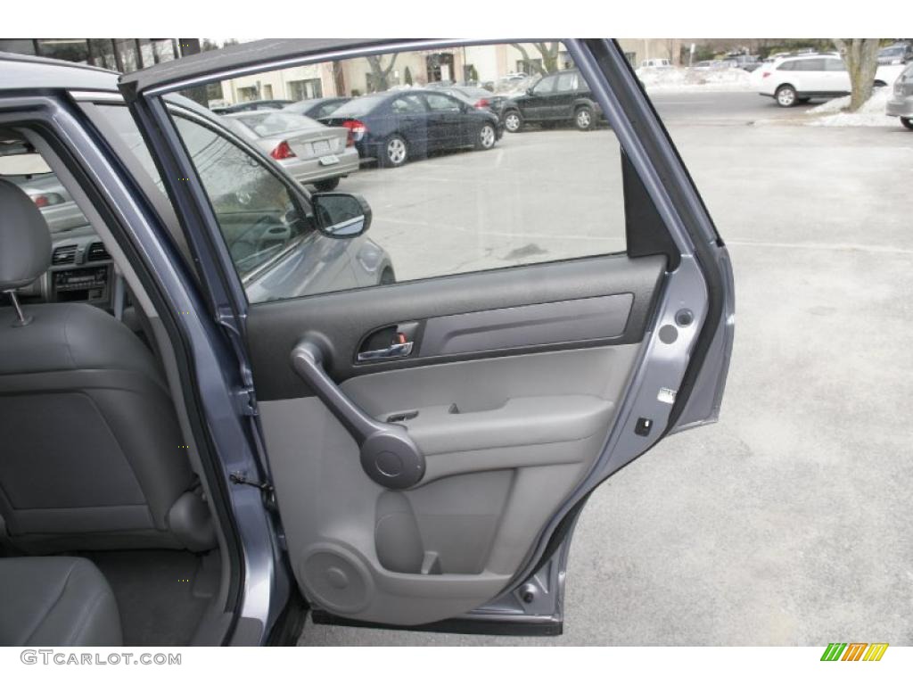 2008 CR-V LX 4WD - Glacier Blue Metallic / Gray photo #14