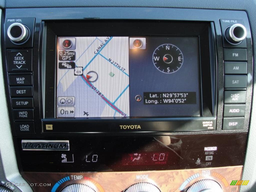 2011 Toyota Tundra Platinum CrewMax Navigation Photo #42660112