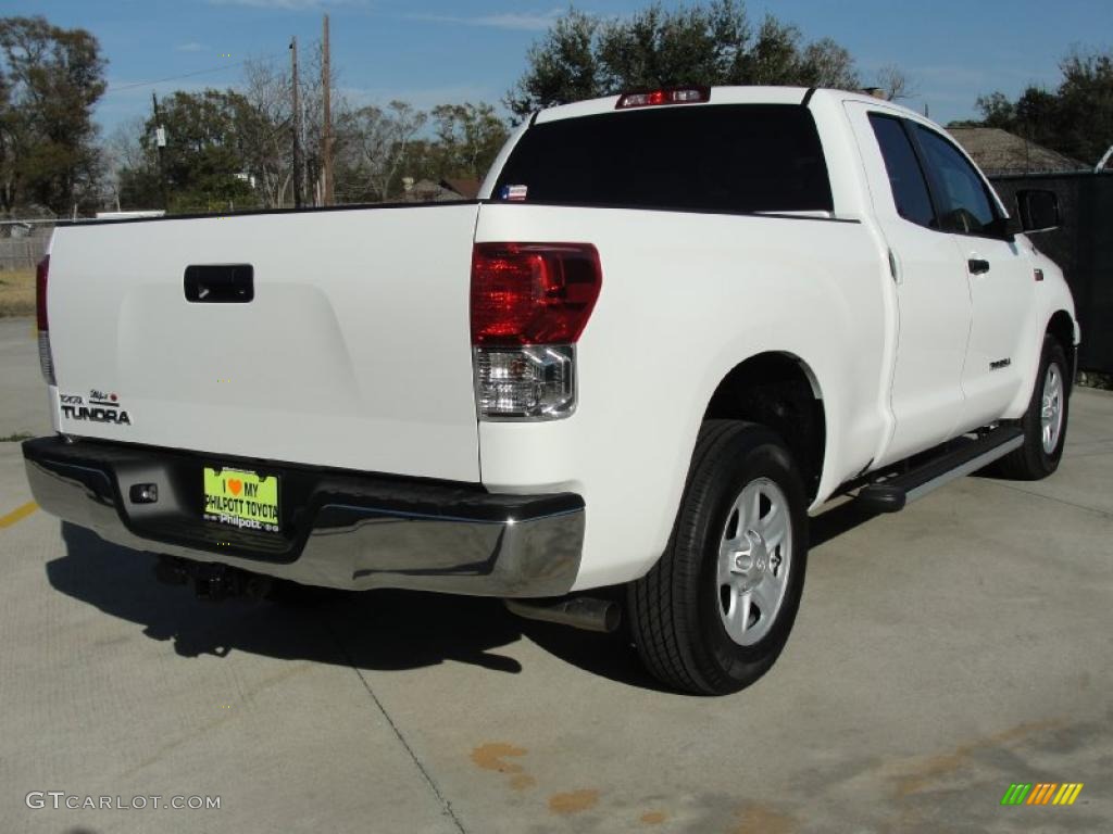 2011 Tundra Double Cab - Super White / Graphite Gray photo #3