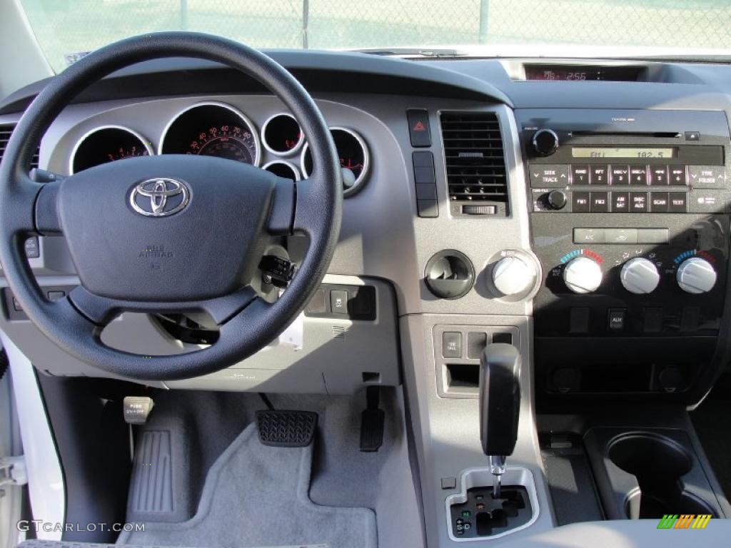 2011 Tundra Double Cab - Super White / Graphite Gray photo #24